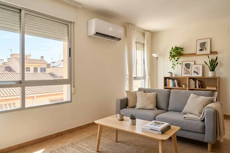 Instalación de aire acondicionado LG en una vivienda de Zaragoza