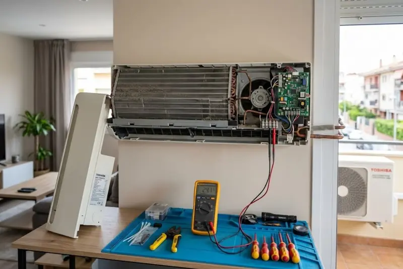 Reparación de aire acondicionado Toshiba en Zaragoza
